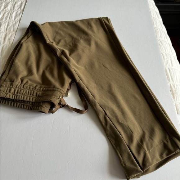Joie Pants - JOIE Army green Knit Elastic Waist w/ Drawstring Pants, S/P